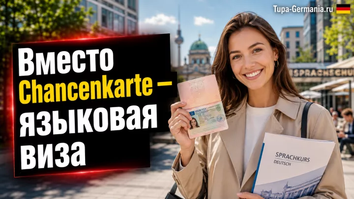 Фото иммигрантки, которая получила языковую визу в Германию вместо Карты шансов