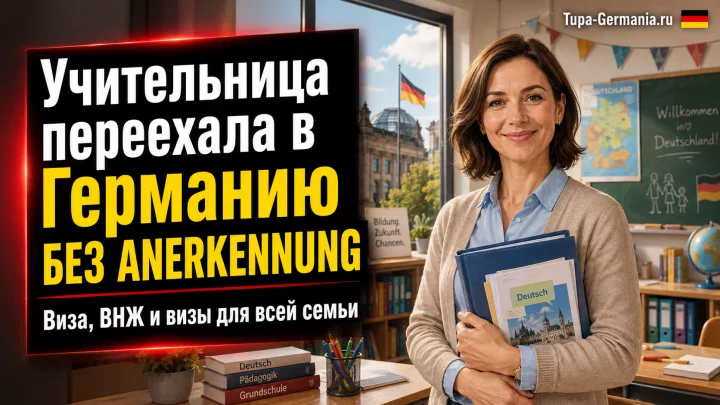 Учительница начальных классов получила рабочую визу в Германию без профессионального Anerkennung